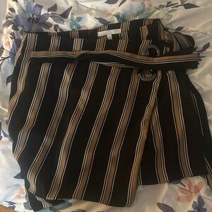 J.O.A Striped Skirt